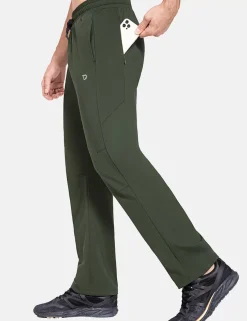 Baleaf Workleisure Thermal Water-Resistant Sweatpants^Men Fleece-Lined