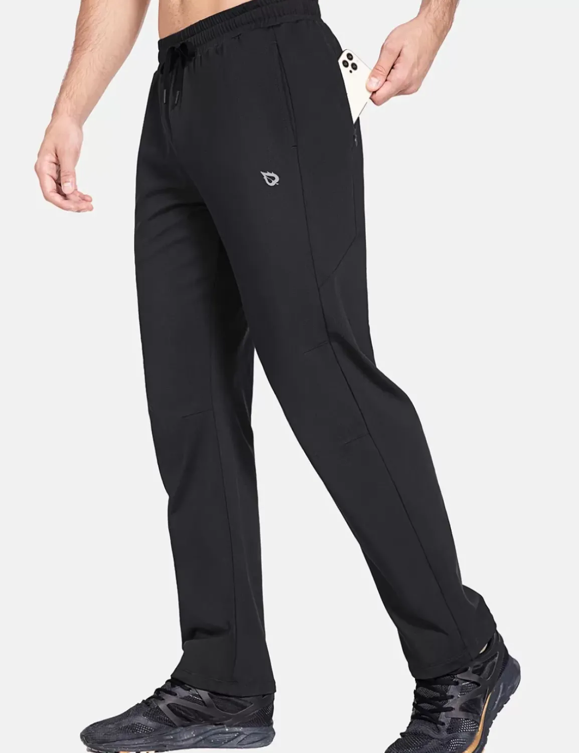 Baleaf Workleisure Thermal Water-Resistant Sweatpants^Men Fleece-Lined